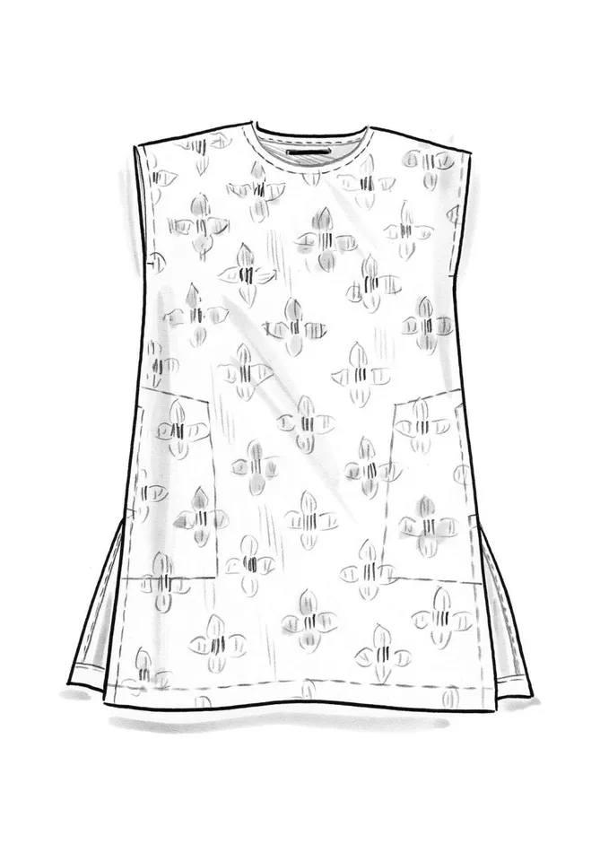 Gudrun Sjdn Harda Woven Tunic In Cotton Women Tunics