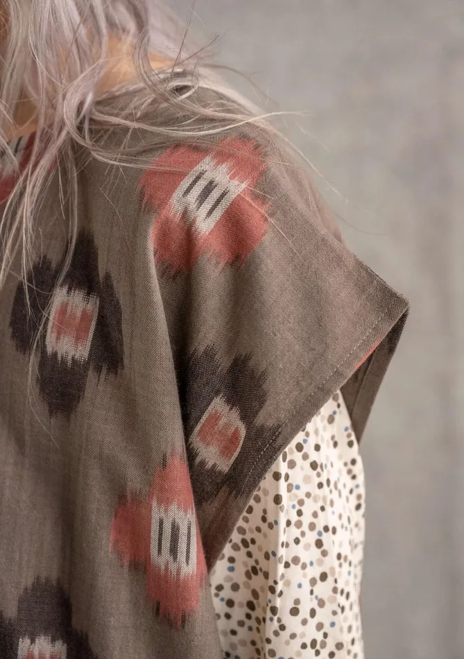 Gudrun Sjdn Harda Woven Tunic In Cotton Women Tunics