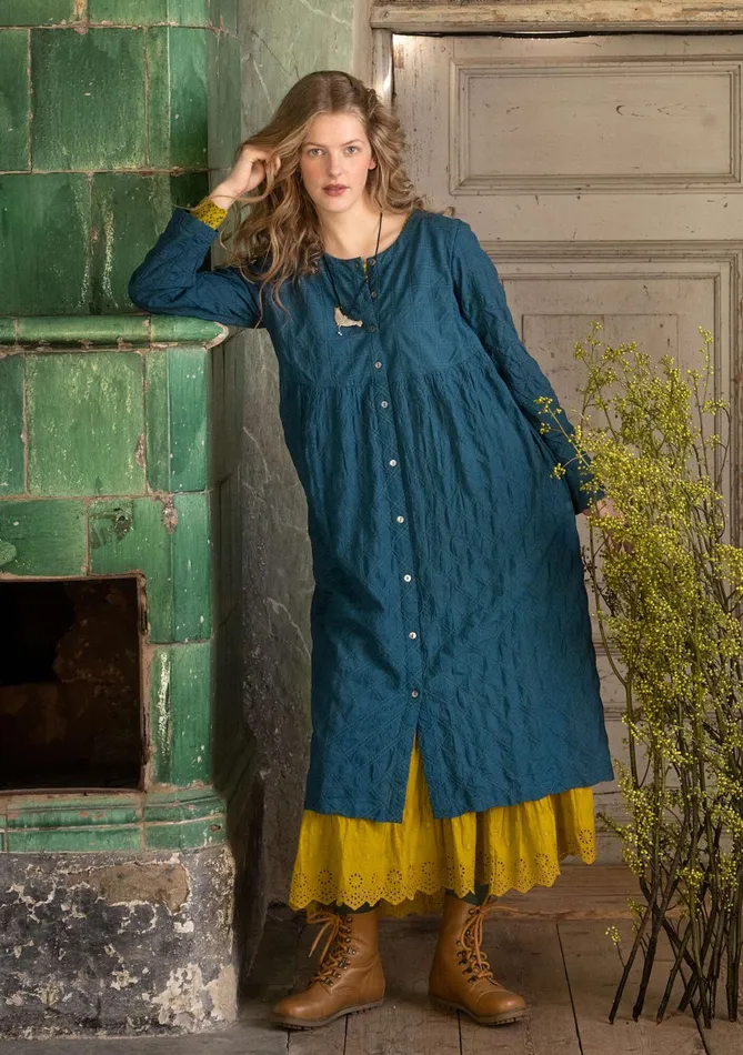 Gudrun Sjdn Helga Woven Dress In Organic Cotton Women Dresses