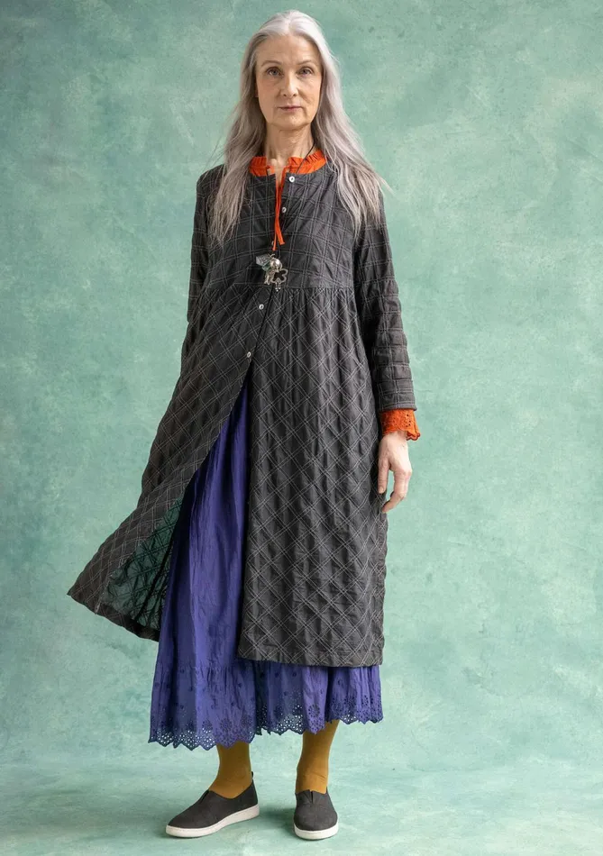 Gudrun Sjdn Helga Woven Dress In Organic Cotton Women Dresses