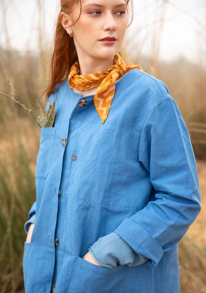 Gudrun Sjdn Jacket In Linen Women Coats and Jackets