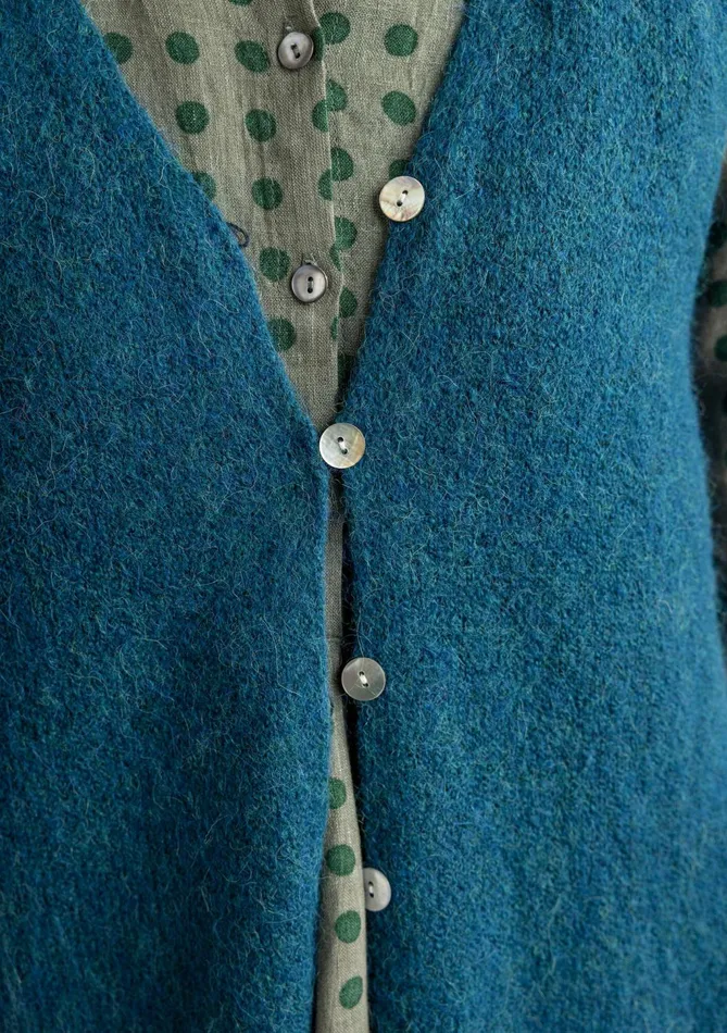 Gudrun Sjdn Knit Vest In Alpaca Blend Women Waistcoats