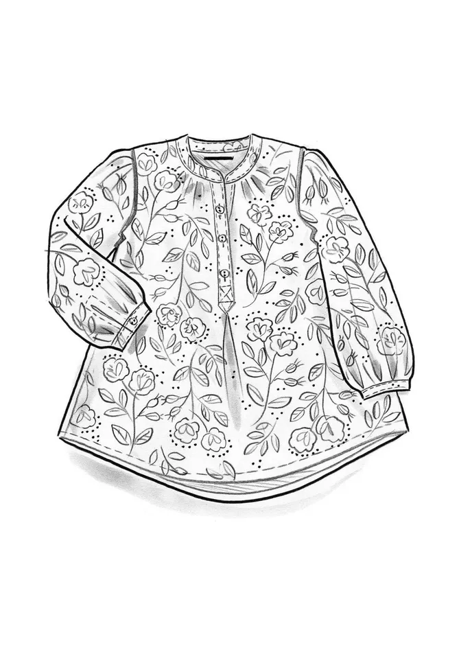 Gudrun Sjdn Lisa Blouse In Organic Cotton Women Blouses