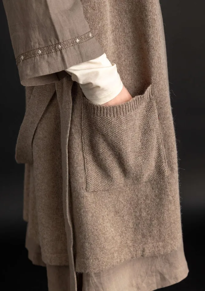 Gudrun Sjdn Long Cardigan In Alpaca Blend Women Cardigans