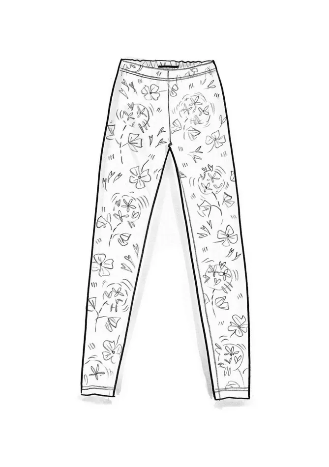 Gudrun Sjdn Pelargon Jersey Leggings In Lyocell Women Leggings