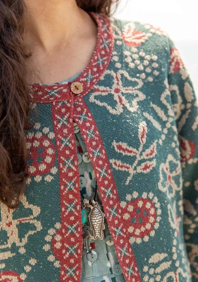 Gudrun Sjdn Rashmi Cardigan In Organic Cotton Women Cardigans
