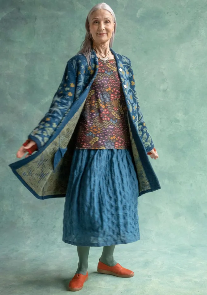Gudrun Sjdn Saga Cardigan Coat In Recycled Wool Women Coats and Jackets