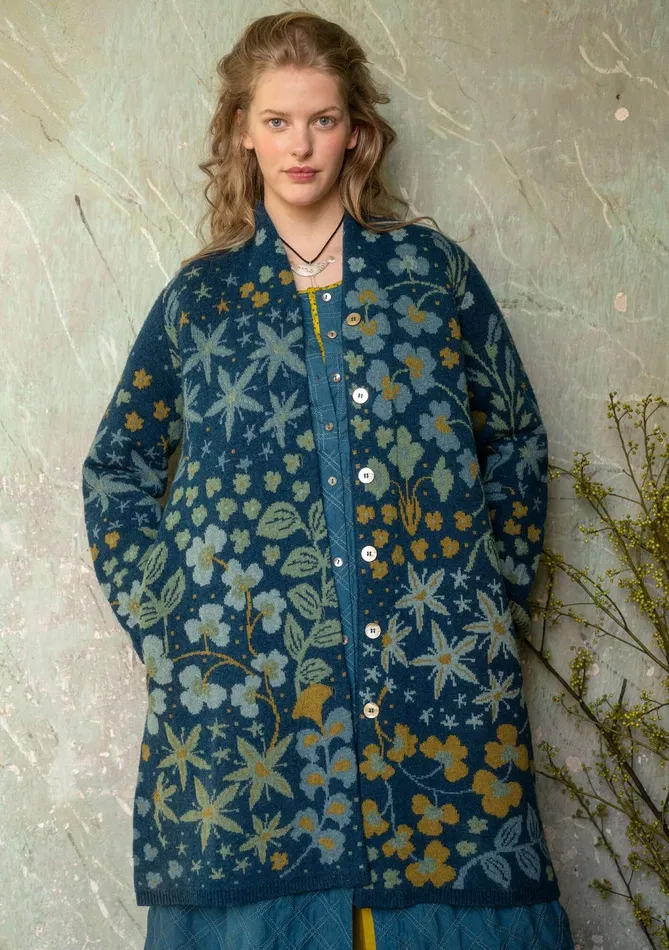 Gudrun Sjdn Saga Cardigan Coat In Recycled Wool Women Coats and Jackets