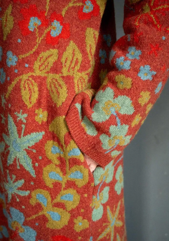 Gudrun Sjdn Saga Cardigan Coat In Recycled Wool Women Coats and Jackets