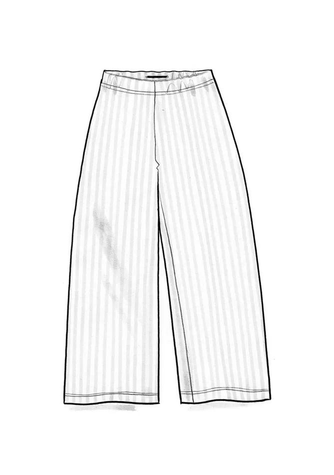 Gudrun Sjdn Striped Jersey Pants In Organic Cotton Women Pants