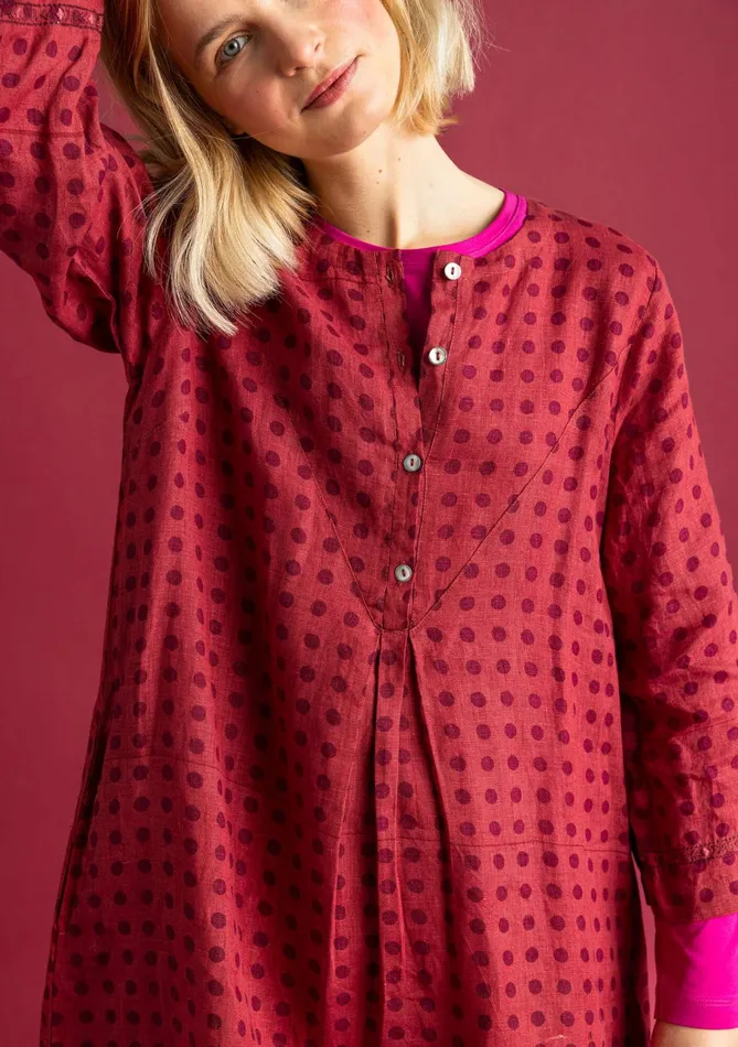 Gudrun Sjdn Woven Asta Dress In Linen Women Dresses