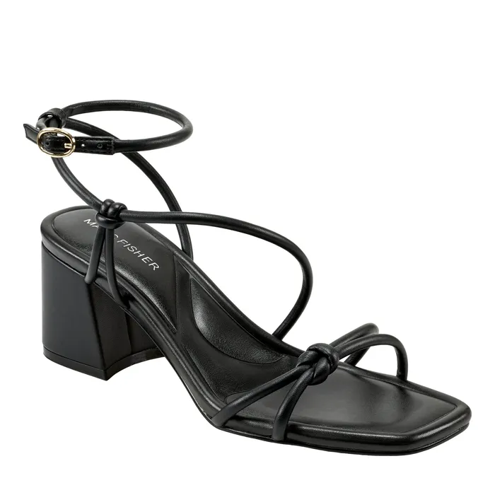 Gurion Block Heel Sandal Black Sandals Marc Fisher Women