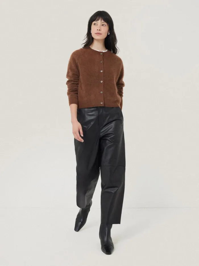 Halo Cashmere Cardigan Ginger Women Jigsaw Knitwear and Cashmere