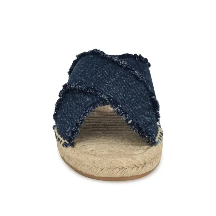 Hamden Flat Casual Sandals Denim Women Nine West Sandals Hamden Flat Casual Sandals Denim Women Nine West Sandals
