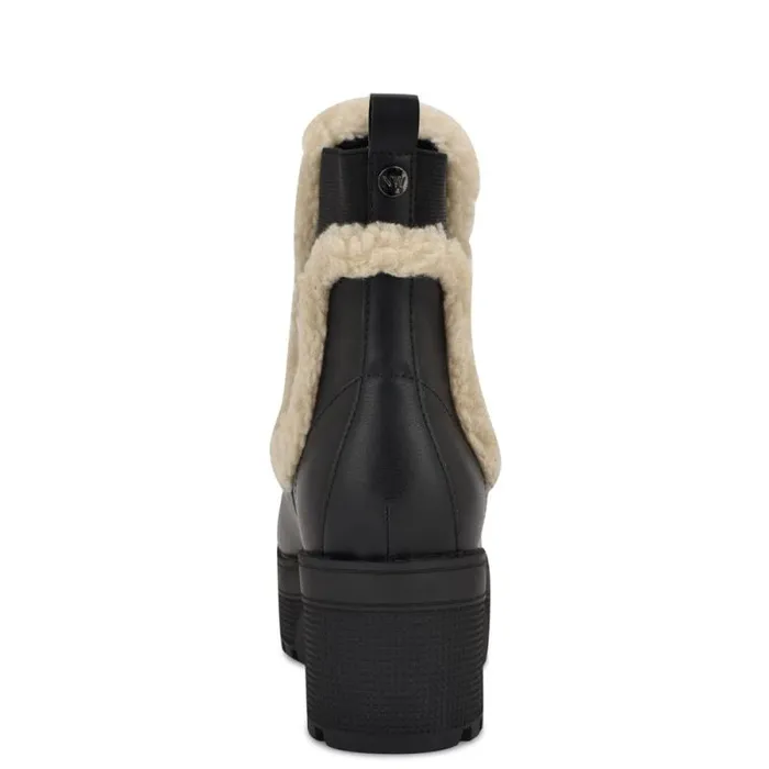 Haray Platform Booties Blackwhite Patent Plaid Women Nine West Boots and Booties