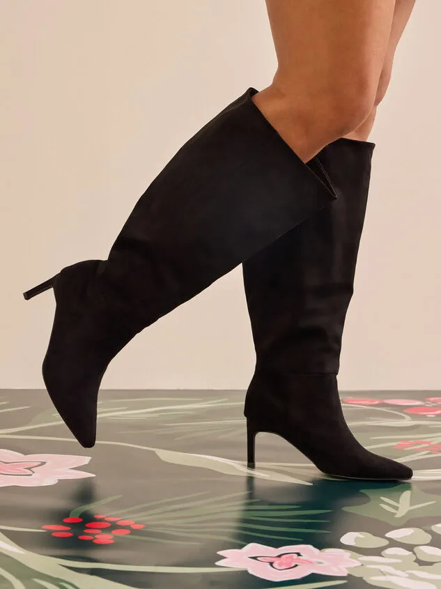 Harlen Kitten Heel Wide Boots By Billini Black Women Altar039d State Shoes