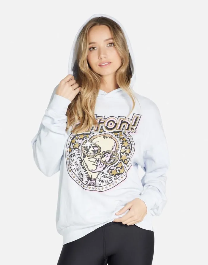 Harmony Crystal Elton John Ice Blue Women Lauren Moshi Hoodies