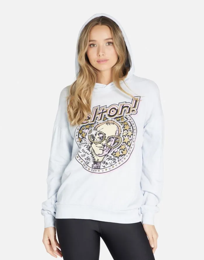 Harmony Crystal Elton John Ice Blue Women Lauren Moshi Hoodies