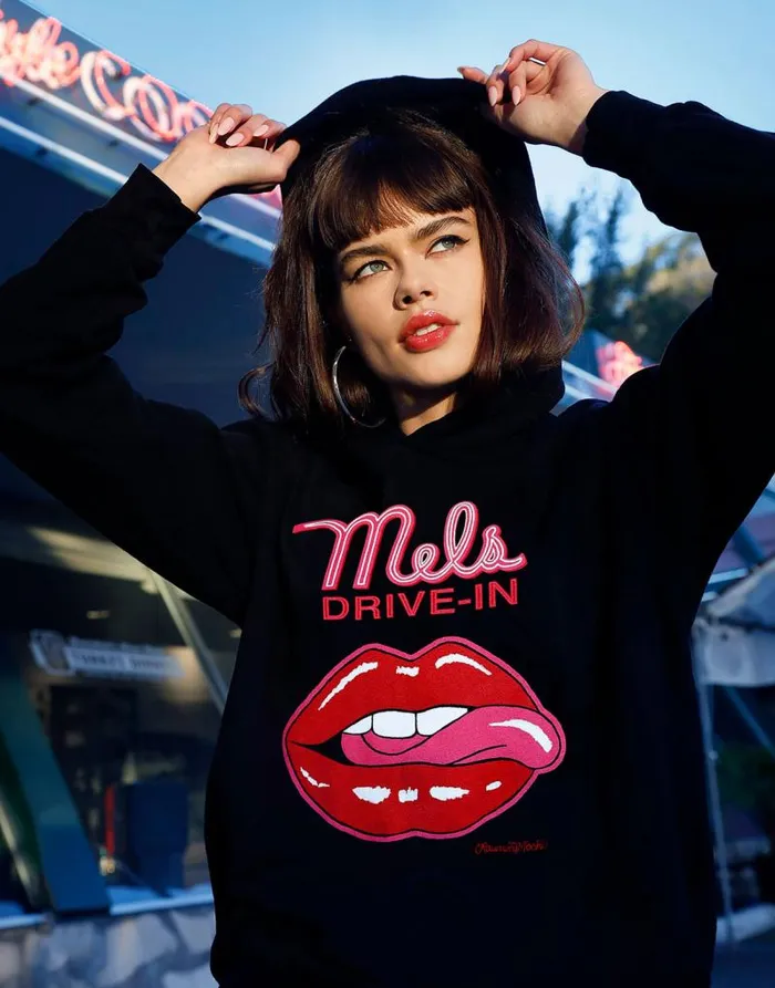 Harmony Mels DriveIn Black Women Lauren Moshi Hoodies