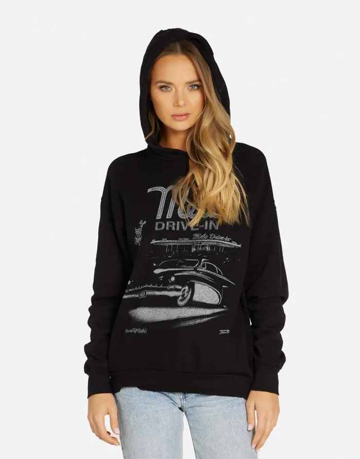 Harmony Mels DriveIn Black Women Lauren Moshi Hoodies