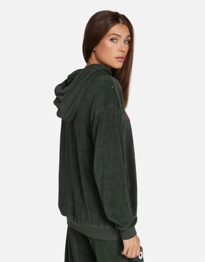 Harmony Oscar The Grouch Dark Ivy Women Lauren Moshi Hoodies