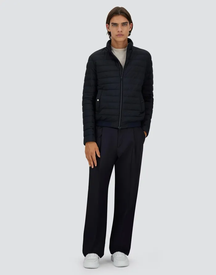 Herno ECOAGE BOMBER JACKET Blu Navy Men Bomber