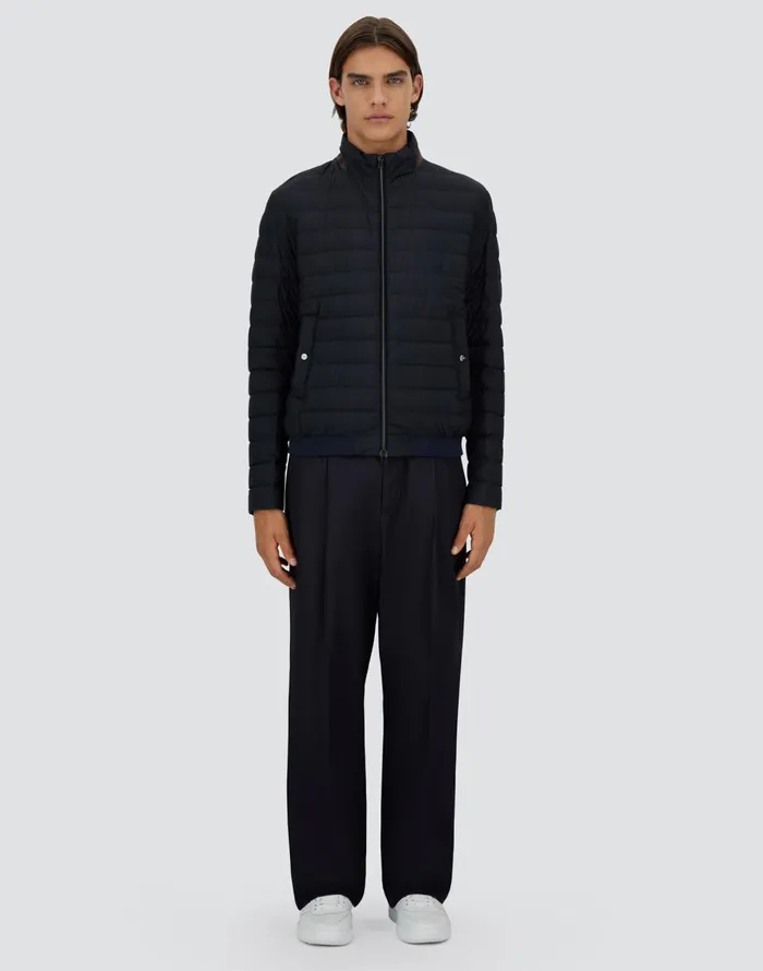 Herno ECOAGE BOMBER JACKET Blu Navy Men Bomber
