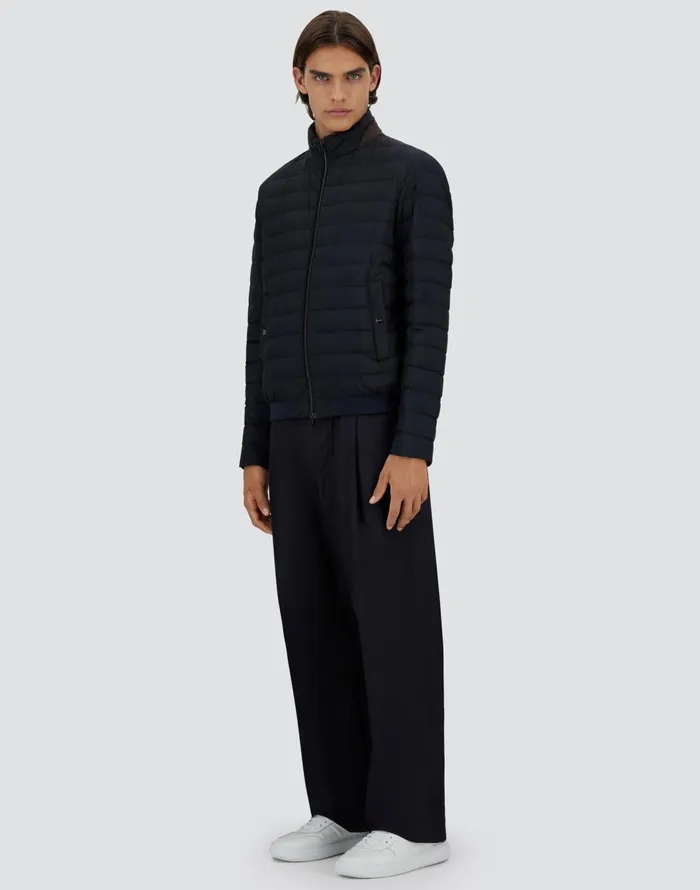 Herno ECOAGE BOMBER JACKET Blu Navy Men Bomber