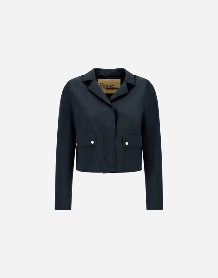 Herno FIRSTACT PEF JACKET Navy Blue Women Parka and Jackets