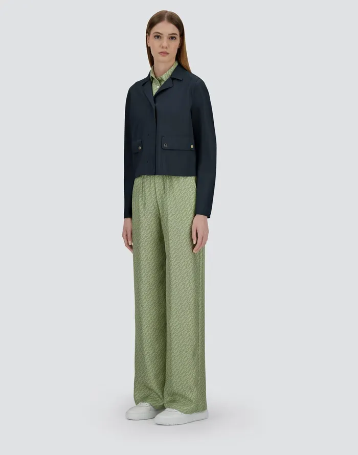 Herno FIRSTACT PEF JACKET Navy Blue Women Parka and Jackets