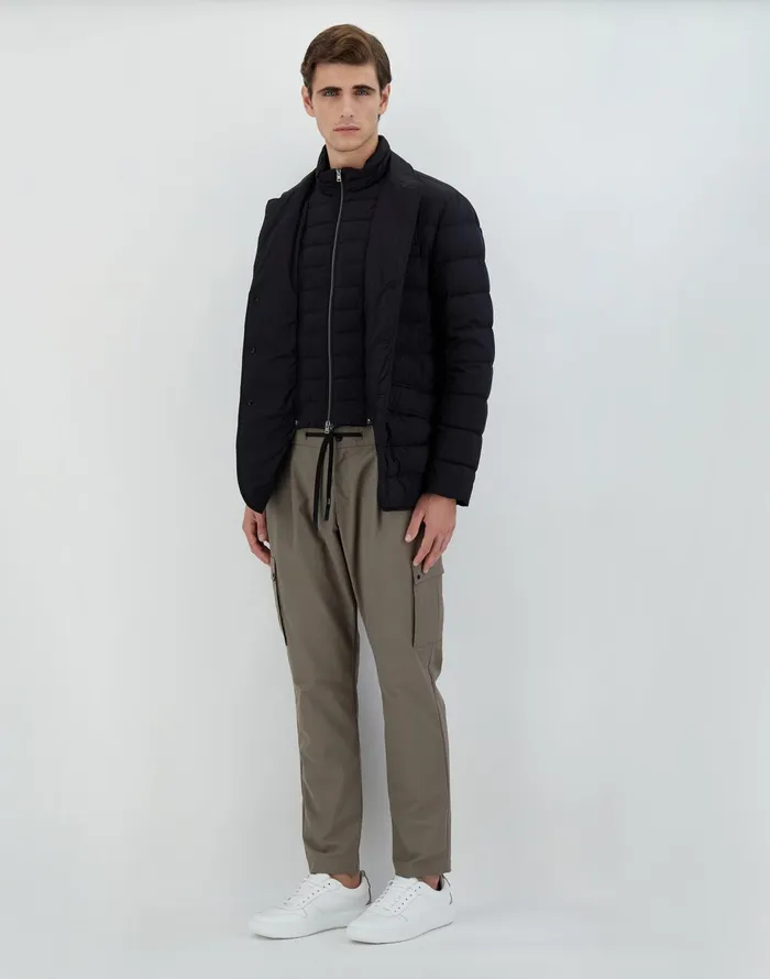 Herno GIACCA CON PIUMA LINEA LEGEND Black Men Blazers Herno GIACCA CON PIUMA LINEA LEGEND Black Men Blazers