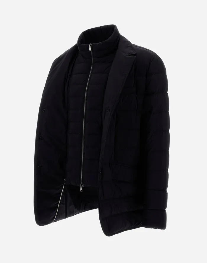 Herno GIACCA CON PIUMA LINEA LEGEND Black Men Blazers Herno GIACCA CON PIUMA LINEA LEGEND Black Men Blazers