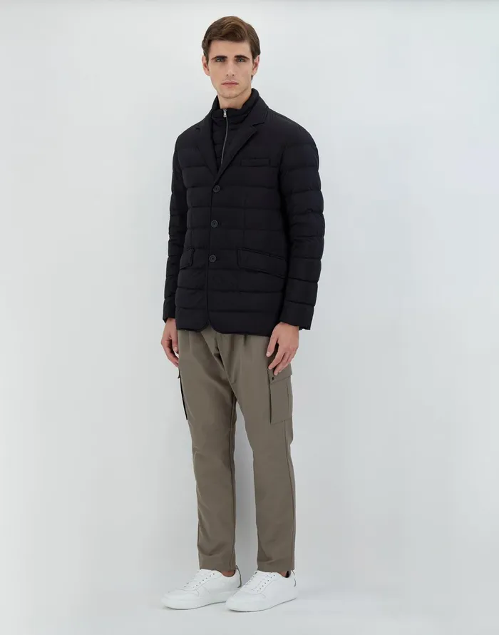 Herno GIACCA CON PIUMA LINEA LEGEND Black Men Blazers Herno GIACCA CON PIUMA LINEA LEGEND Black Men Blazers