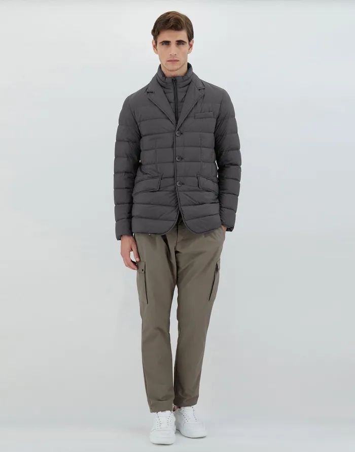 Herno GIACCA CON PIUMA LINEA LEGEND Light Grey Men Blazers Herno GIACCA CON PIUMA LINEA LEGEND Light Grey Men Blazers