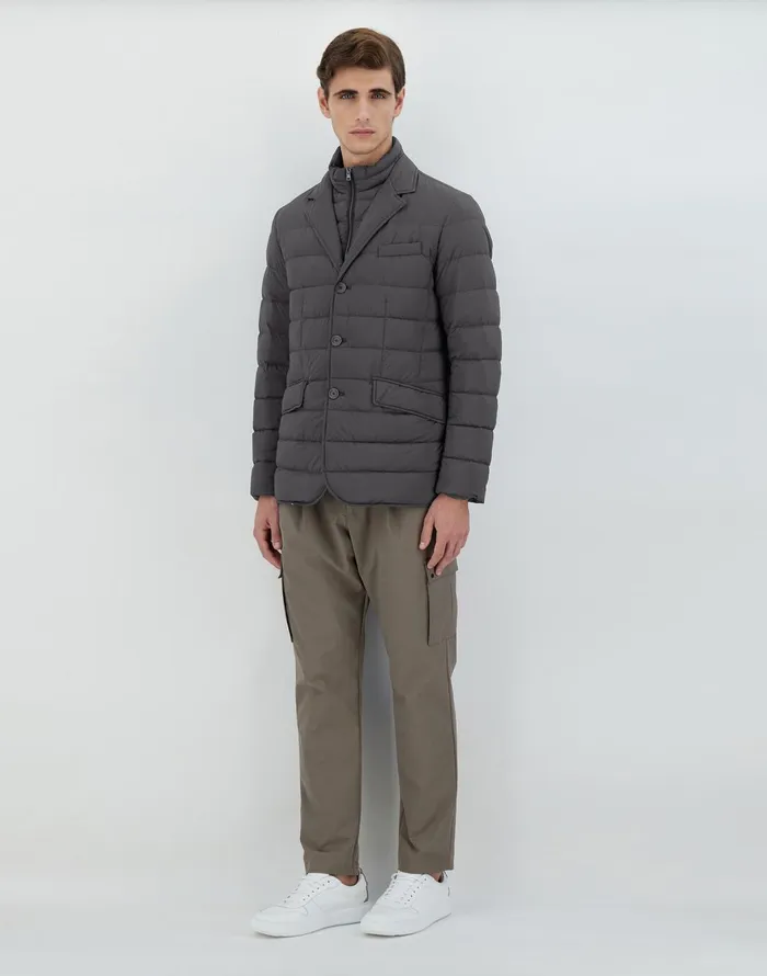 Herno GIACCA CON PIUMA LINEA LEGEND Light Grey Men Blazers Herno GIACCA CON PIUMA LINEA LEGEND Light Grey Men Blazers