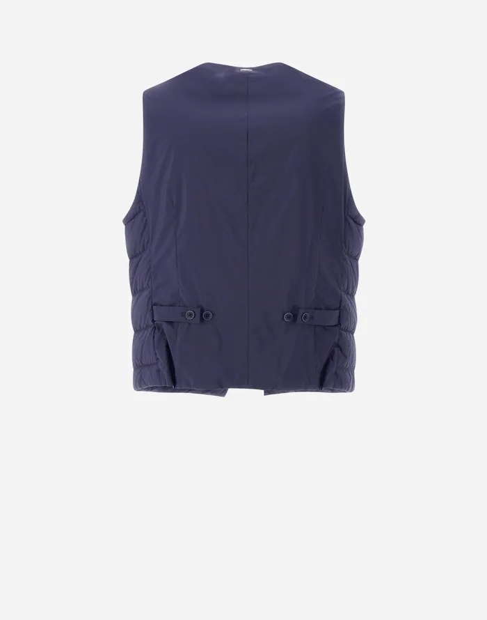 Herno GILET IMBOTTITO PIUMA LINEA LEGEND New Blue Men Vests