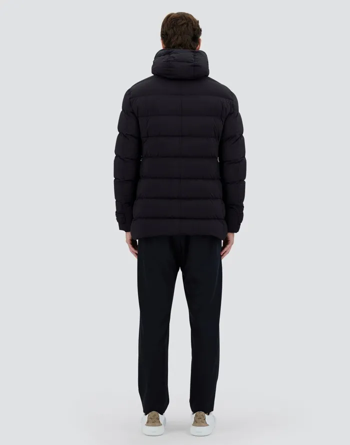 Herno L039ESKIMO Black Men Parka and Jackets