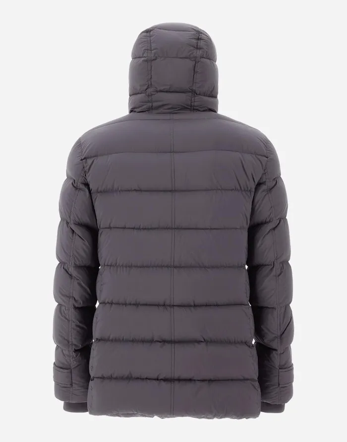 Herno L039ESKIMO Grey Men Long Down Jackets