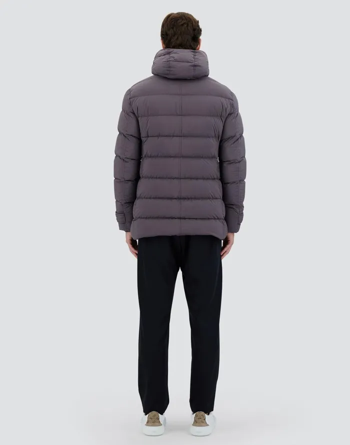 Herno L039ESKIMO Grey Men Long Down Jackets