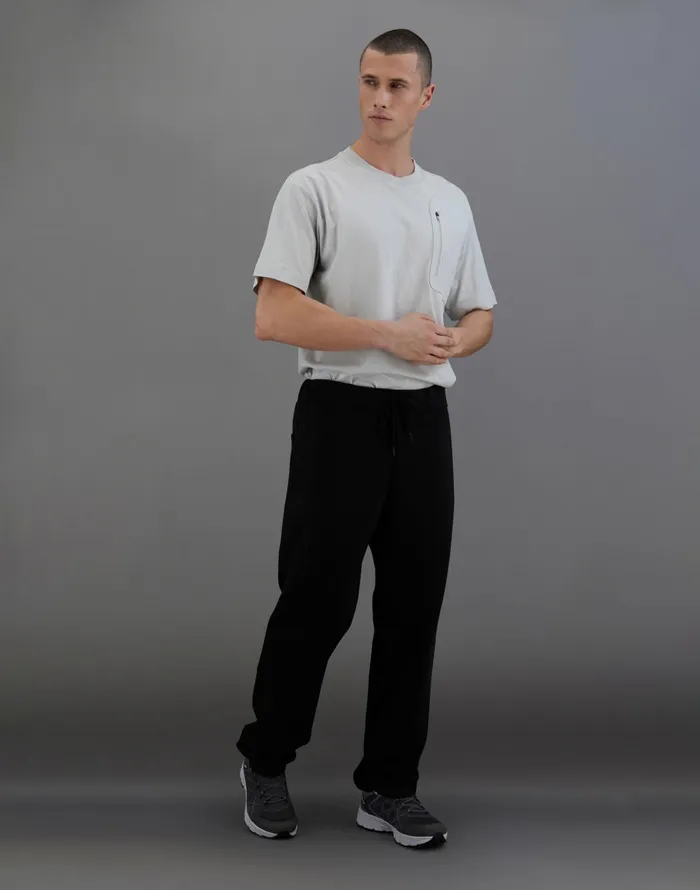 Herno LAMINAR TROUSERS IN HEAVY COTTON Black Men Trousers