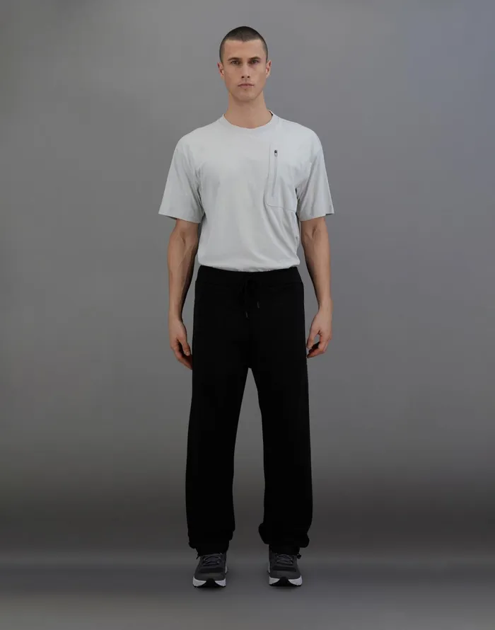 Herno LAMINAR TROUSERS IN HEAVY COTTON Black Men Trousers
