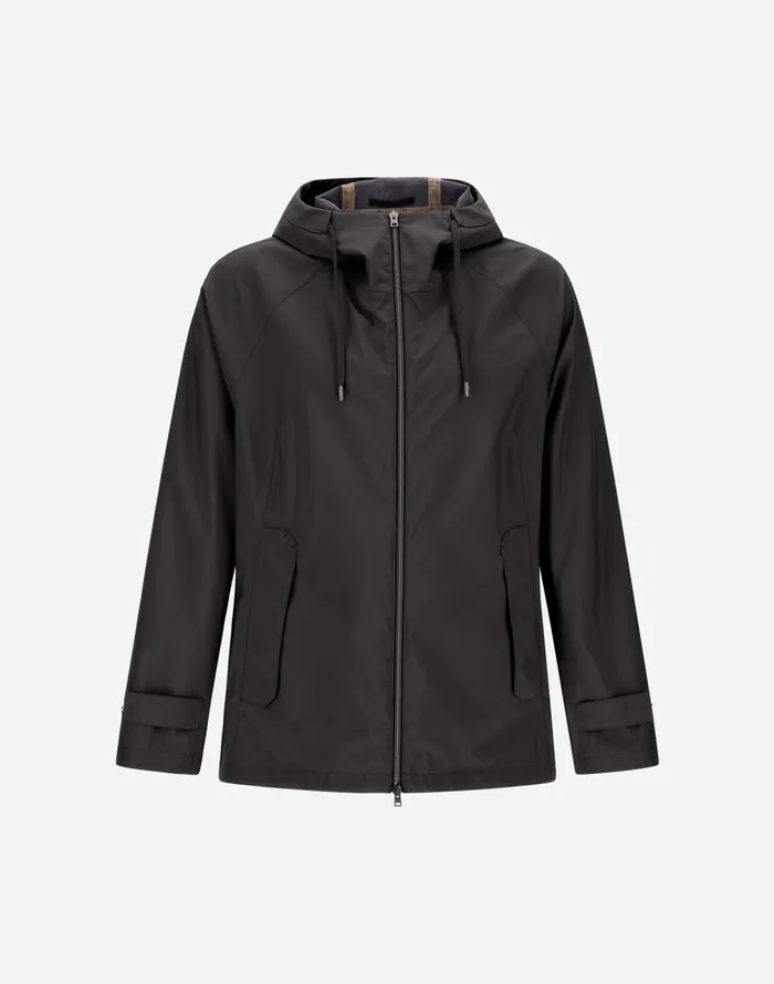 Herno NEW RAIN JACKET Iron Men Parka and Jackets