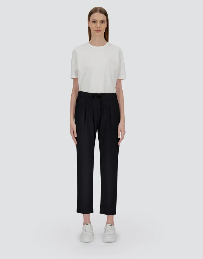 Herno NYLON MAESTRO TROUSERS Black Women Trousers