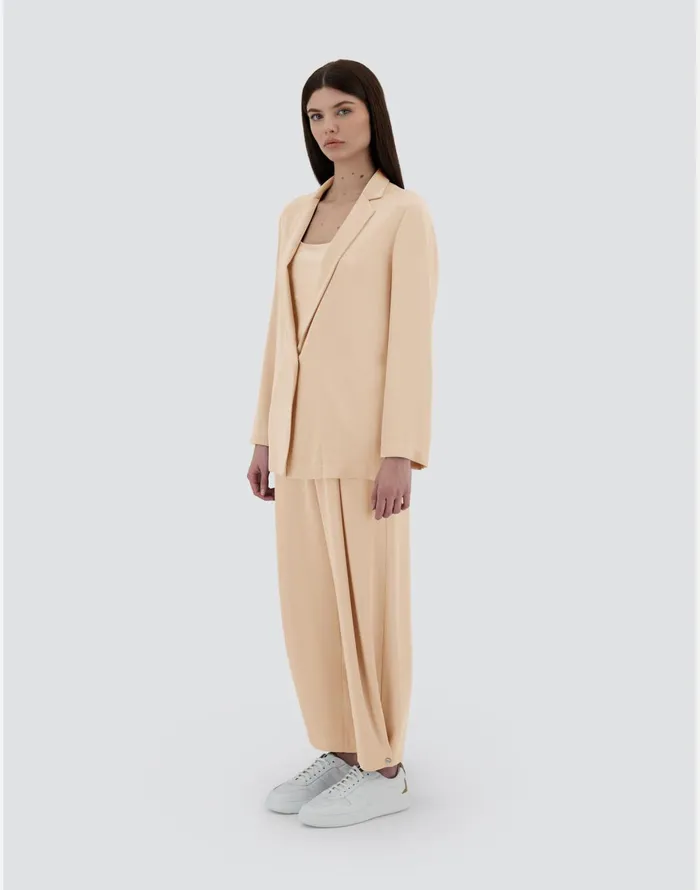 Herno RESORT BLAZER IN SATIN EFFECT Chantilly Women Blazers