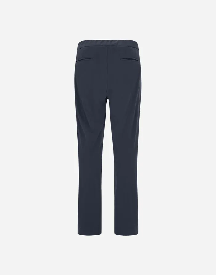 Herno RESORT TROUSERS IN SUEDE EFFECT Resort Blue Men Trousers