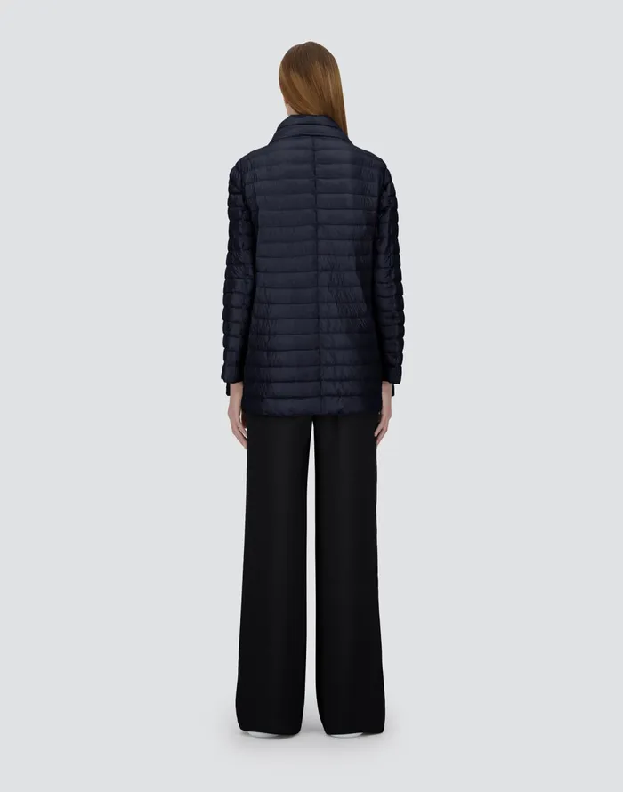 Herno REVERSIBLE ASHAPE JACKET IN NYLON ULTRALIGHT Blue Grey Women AShape