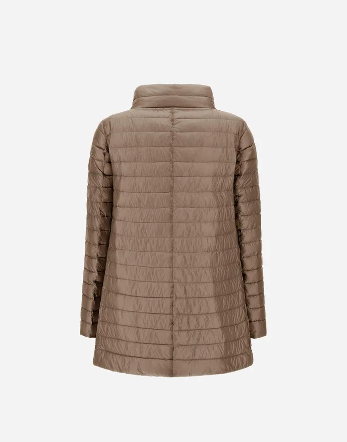 Herno REVERSIBLE ASHAPE JACKET IN NYLON ULTRALIGHT Chantillydove Grey Women AShape