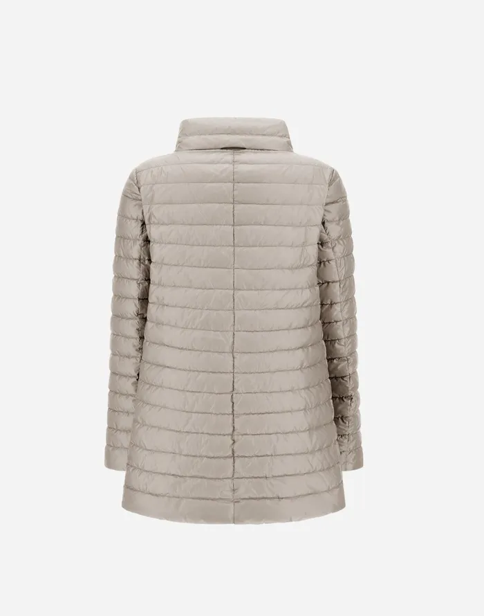 Herno REVERSIBLE ASHAPE JACKET IN NYLON ULTRALIGHT Chantillydove Grey Women AShape
