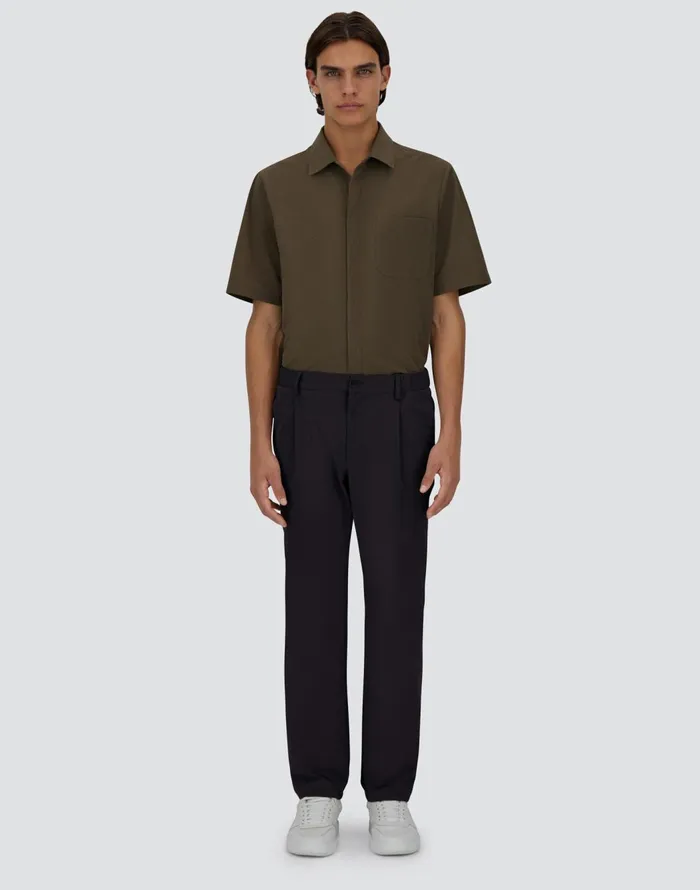 Herno SEERCREASE TROUSERS Blu Navy Men Trousers