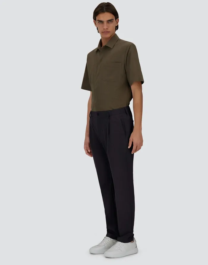 Herno SEERCREASE TROUSERS Blu Navy Men Trousers